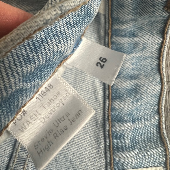 Reformation Jeans Stevie Color Tahoe Size 26 - Picture 5 of 5